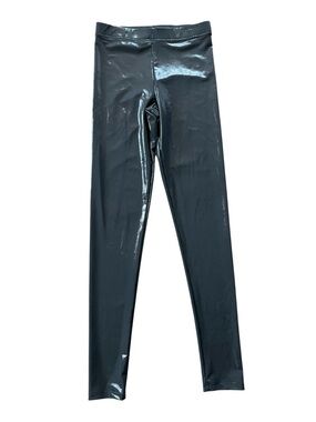 MARC CAIN Black Shiny Liquid Leggings size 1 Club Y2K Indie Emo Party